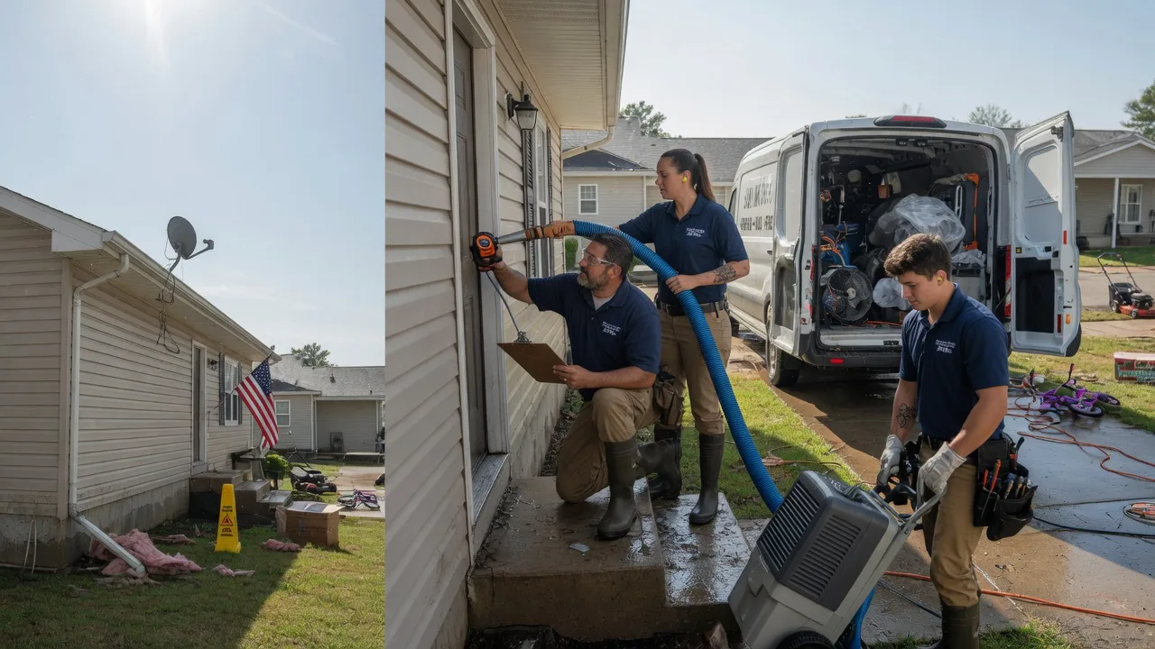 Ceiling Water Damage Restoration in Kaneville, IL near me